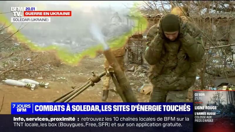 Guerre en Ukraine: à Soledar, des frappes soutenues, les infrastructures d’énergie endommagés et les habitants épuisés