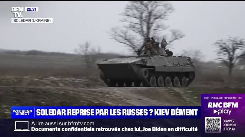 Guerre en Ukraine: bataille acharnée d’armes et de communication autour de la ville de Soledar