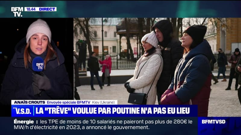 Guerre en Ukraine: de nombreux Ukrainiens ont assisté à la messe du Noël orthodoxe ce samedi