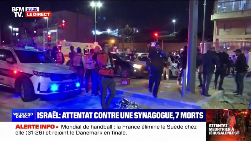 Jérusalem-Est: 7 personnes tuées dans un attentat contre une synagogue, l’assaillant neutralisé
