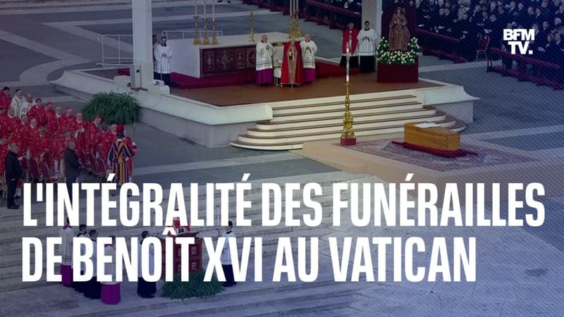 L’intégralité des funérailles de Benoît XVI au Vatican