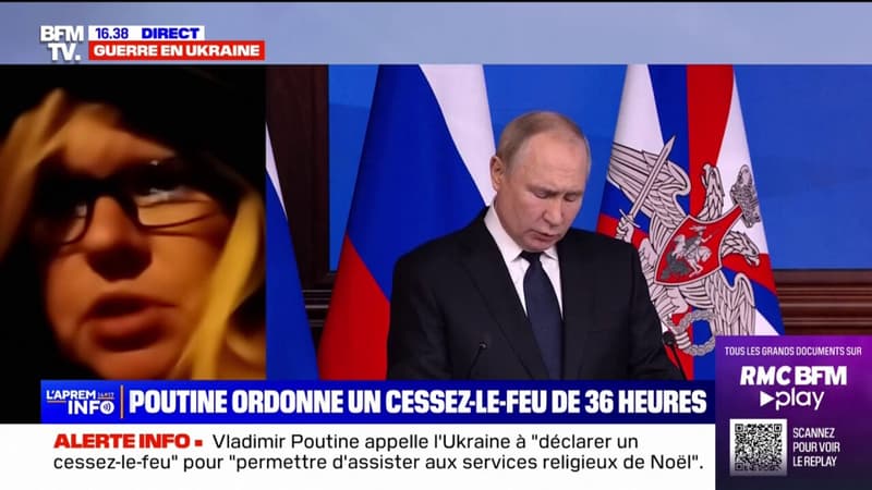 Le cessez-le-feu de 36 heures décidé par Vladimir Poutine est “une absurdité” selon cette habitante de Kiev