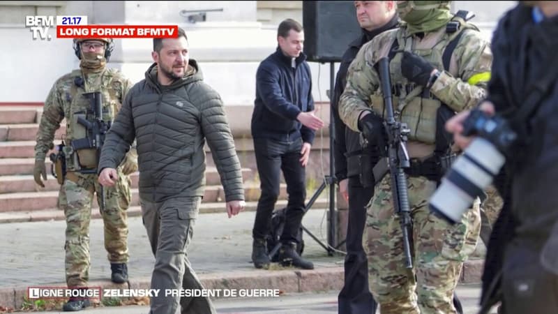 “Les Russes auraient pu le viser”: des conseillers du président ukrainien racontent les coulisses de sa visite à Kherson