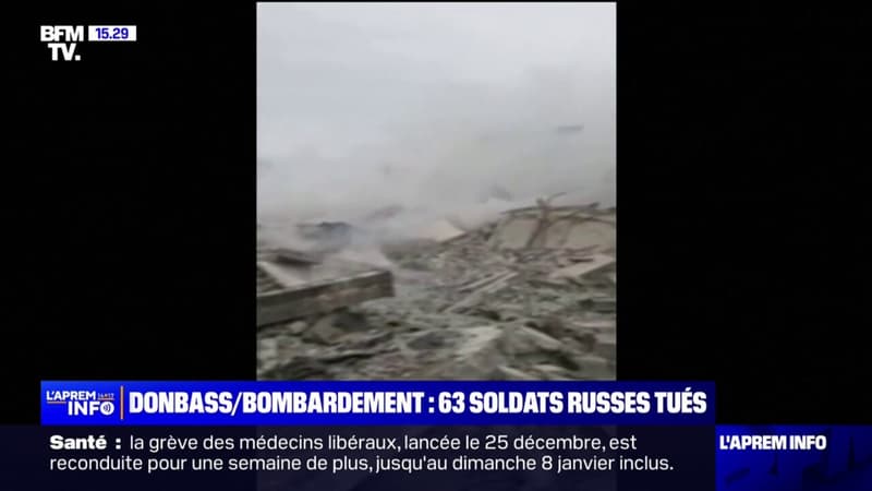 Les autorités russes annoncent la mort de 63 de leurs soldats