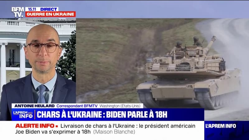 Livraison de chars à l’Ukraine: Joe Biden va s’exprimer à 18h ce mercredi soir