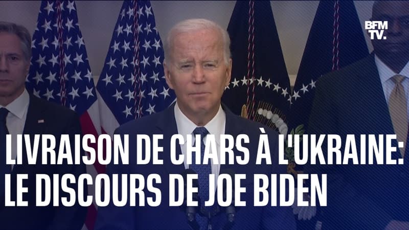 Livraison de chars à l’Ukraine: la prise de parole de Joe Biden en intégralité