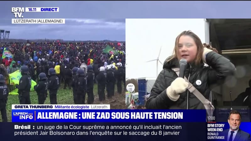 Mine de charbon à Lützerbath, en Allemagne: “Berlin doit rendre des comptes!”, affirme Greta Thunberg