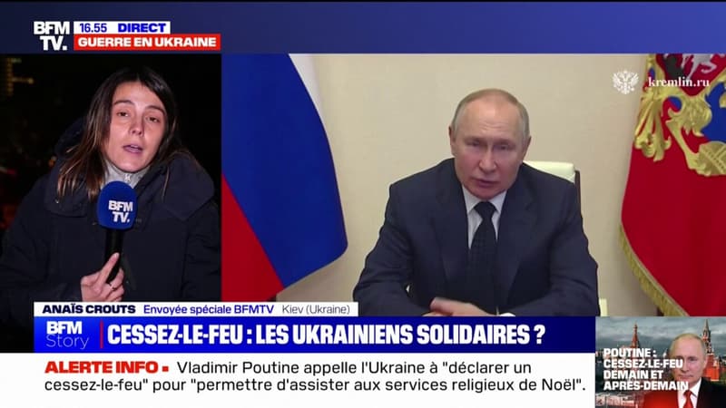 Pour un responsable ukrainien, le cessez-le-feu de 36h est un “aveu de faiblesse de Vladimir Poutine”