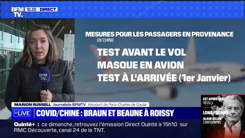 Restrictions aux voyageurs venus de Chine: les ministres de la Santé et des Transports à l’aéroport de Roissy pour contrôler le dispositif