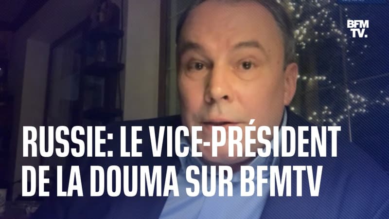 Russie: l’interview de Piotr Tolstoï, vice-président de la Douma, sur BFMTV en intégralité