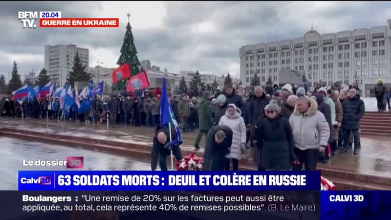 Russie: les rares images d’un moment de recueillement en mémoire des soldats tués en Ukraine