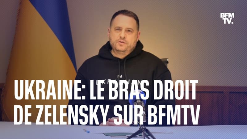 Ukraine: après 11 mois de guerre, le bras droit de Volodymyr Zelensky est l’invité de BFMTV