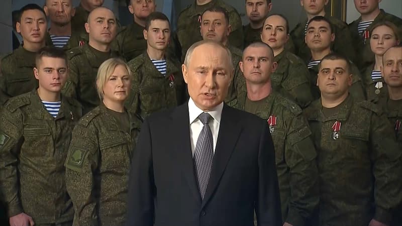 “Ensemble, nous allons gagner”: les vœux de Vladimir Poutine au peuple russe