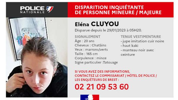 Disparition d’Elena, 20 ans, à Brest : ce que l’on sait de cette affaire inquiétante