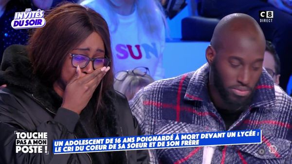 &quot;Mon frère était sous un drap&quot; : la soeur du lycéen poignardé à mort s’effondre en larmes dans TPMP