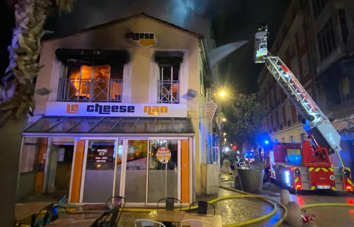 Montpellier : Un snack prend feu, les clients et les voisins évacués