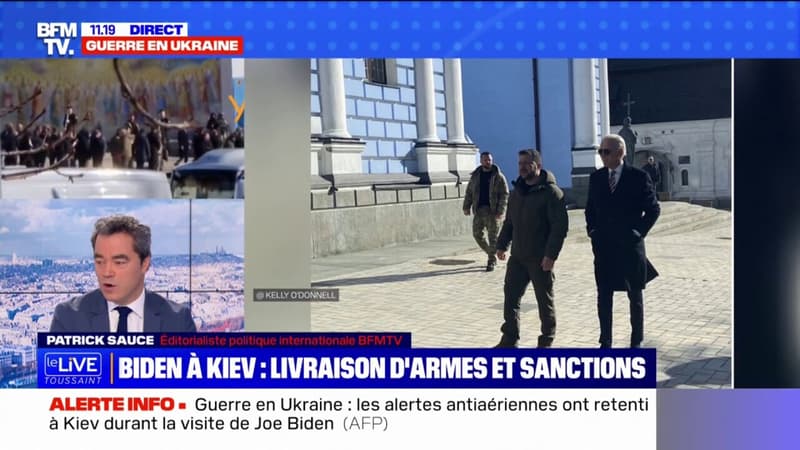 À Kiev, Joe Biden annonce de nouvelles livraisons d’armes à l’Ukraine et des sanctions supplémentaires contre la Russie