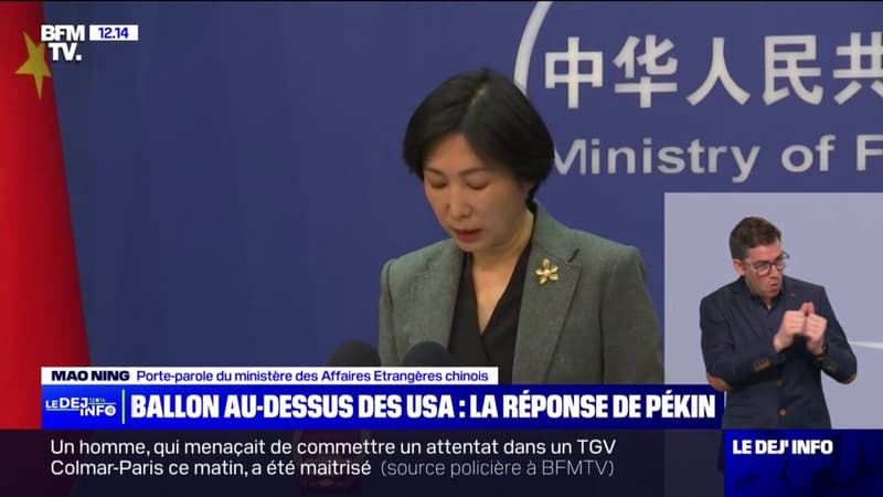 Ballon au-dessus des États-Unis: la Chine affirme “examiner la situation”