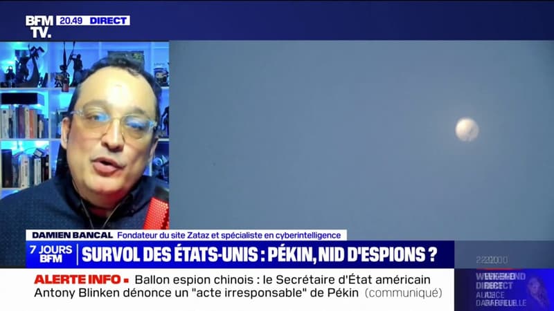 Ballon chinois au-dessus des États-Unis: “Ça fait partie du couteau-suisse de l’espionnage” selon ce spécialiste de cyberintelligence