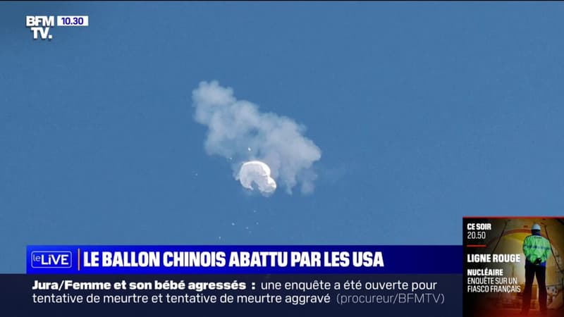 Ballon “espion” chinois abattu: Washington se félicite, Pékin proteste contre l’utilisation de la force par les États-Unis