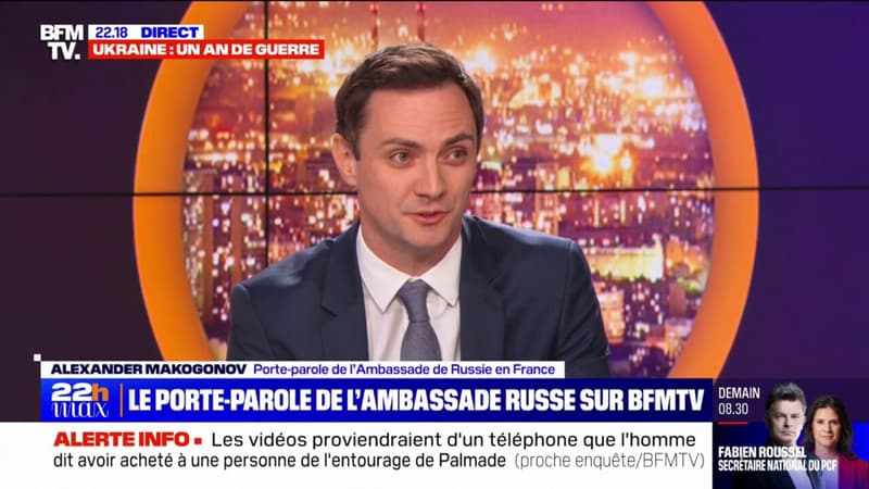 Guerre en Ukraine: Alexander Makogonov, porte-parole de l’Ambassade de Russie en France, affirme que l’armée russe est venue dans le Donbass pour “défendre le peuple”