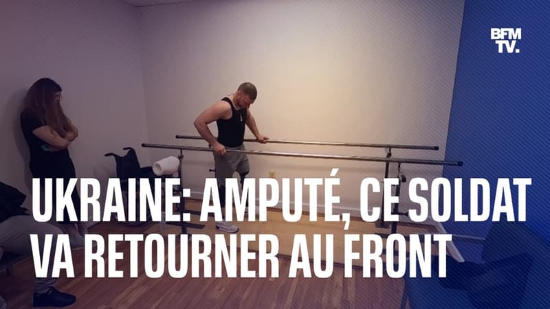 “Je retourne me battre”: amputé des deux jambes, ce soldat ukrainien va retourner au front