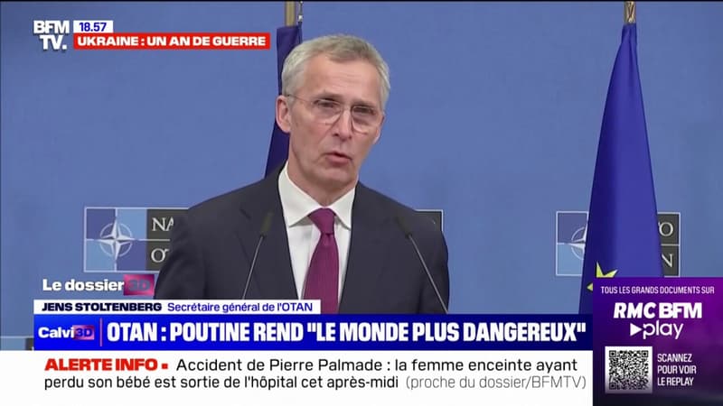 Jens Stoltenberg, secrétaire général de l’Otan: “Vladimir Poutine se prépare à durcir la guerre”