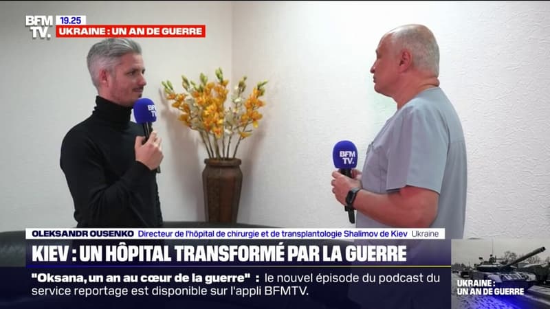Kiev: un hôpital transformé par la guerre