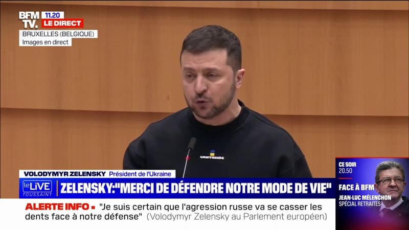 “L’Ukraine veut gagner son adhésion [à l’Union européenne]”, affirme Volodymyr Zelensky