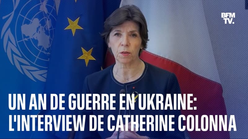 L’interview de la ministre des Affaires Étrangères, Catherine Colonna, après un an de guerre en Ukraine