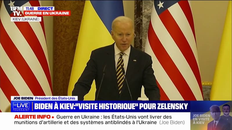 “La liberté n’a pas de prix” : Joe Biden annonce de nouvelles livraisons d’armes à l’Ukraine