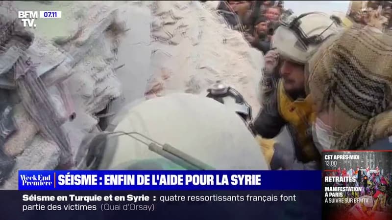 Les secouristes sont toujours à l’œuvre en Syrie pour tenter de retrouver d’éventuels survivants après le séisme qui a secoué le pays