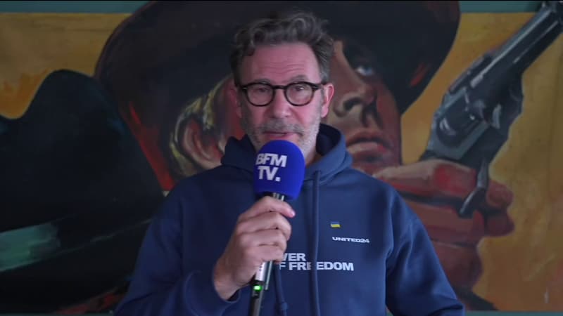 Michel Hazanavicius, de retour d’Ukraine, évoque sur BFMTV un “voyage très intense”