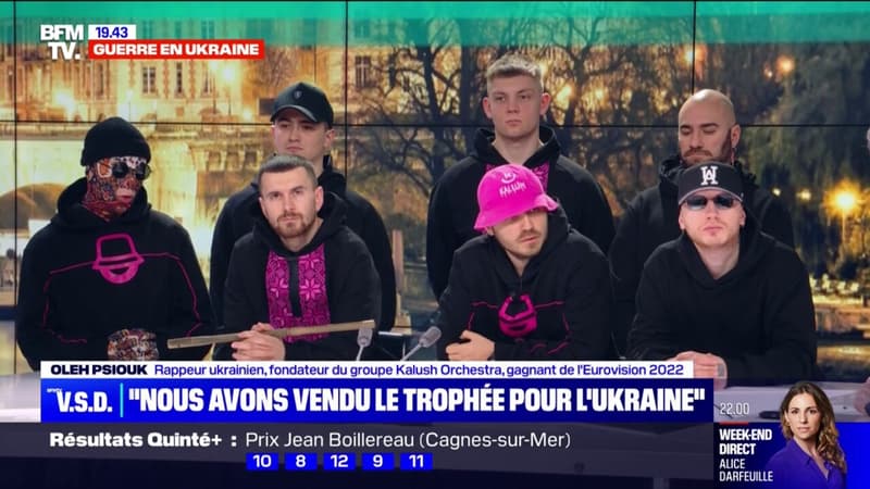 Oleh Psiouk (Kalush Orchestra), vainqueur ukrainien de l’Eurovision 2022: “J’espère que la guerre s’arrêtera très vite”