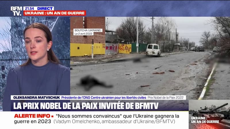 Oleksandra Matviichuk (Prix Nobel de la paix 2022): “Les Russes ont commis tellement de crimes que nous continuons encore à les documenter”