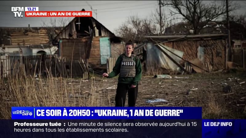 “On prend un gilet pare-balles, un casque, une trousse de sécurité, un masque à gaz”: les reporters de BFMTV racontent un an de guerre en Ukraine