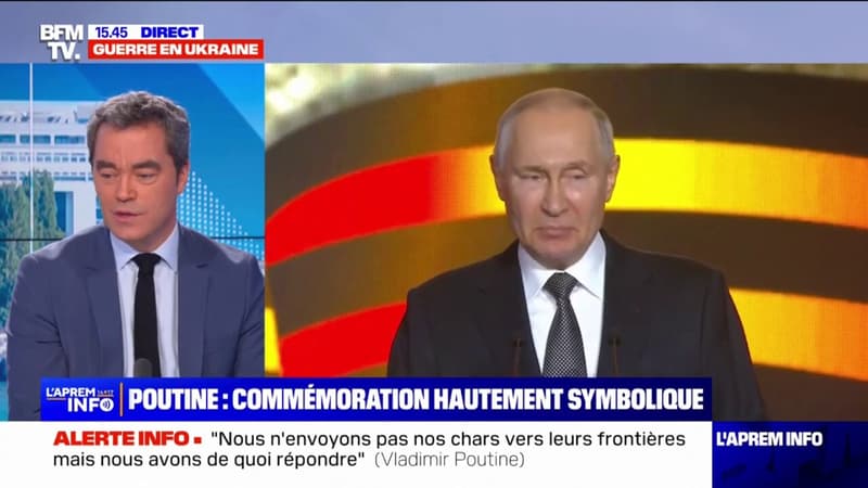 Poutine affirme que la Russie est “de nouveau” menacée par des “chars allemands”