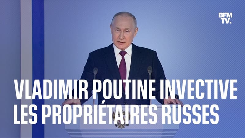 Poutine fustige “les citoyens de seconde zone” qui ont choisi de rester en Occident