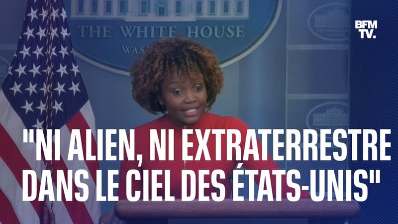 “Rien n’indique la présence d’aliens ou d’extraterrestres dans les récentes neutralisations” de ballons, affirme la Maison Blanche