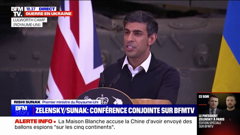 Rishi Sunak: “Nous devons soutenir l’Ukraine à long terme”