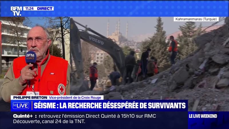 Séisme en Turquie: “Le premier problème c’est de rétablir le plus vite possible l’eau” selon le vice-président de la Croix Rouge
