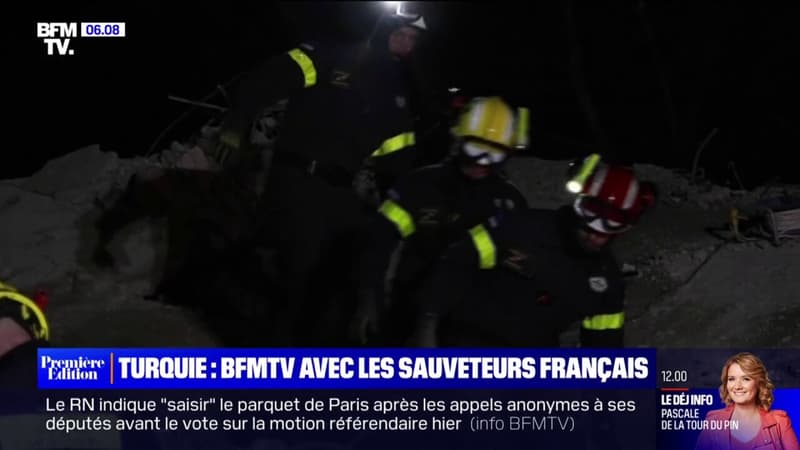 Séisme en Turquie: la Sécurité civile française sur place