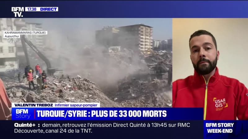 Séisme en Turquie: le point sur la situation avec Valentin Treboz, infirmier sapeur-pompier sur place