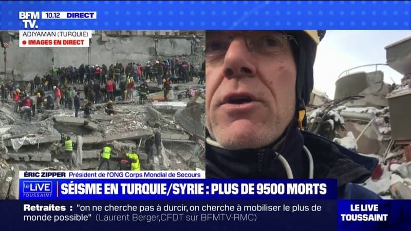 Séisme en Turquie: le président de “Corps Mondial de Secours” assure qu’il y a encore une chance de trouver des survivants