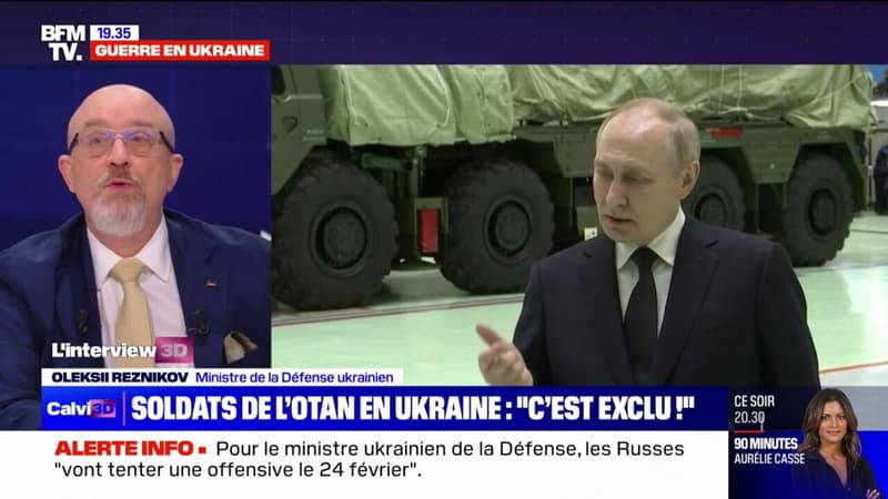 Selon le ministre de la Défense ukrainien, “Poutine ne s’attaquera jamais à l’Otan”