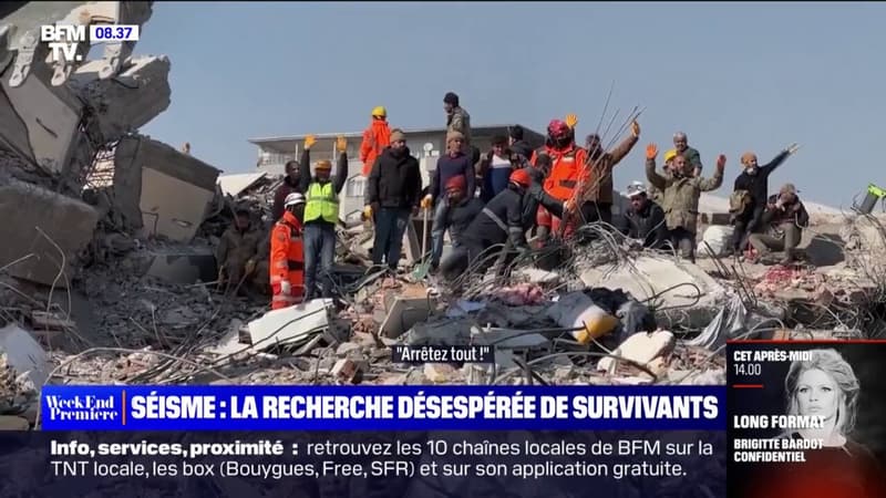Six jours après le séisme en Turquie, la recherche désespérée d’ultimes survivants