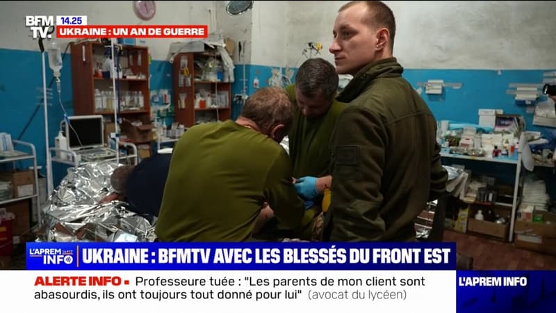 Un an après le début de la guerre, les médecins ukrainiens soignent jusqu’à 70 blessés par jour