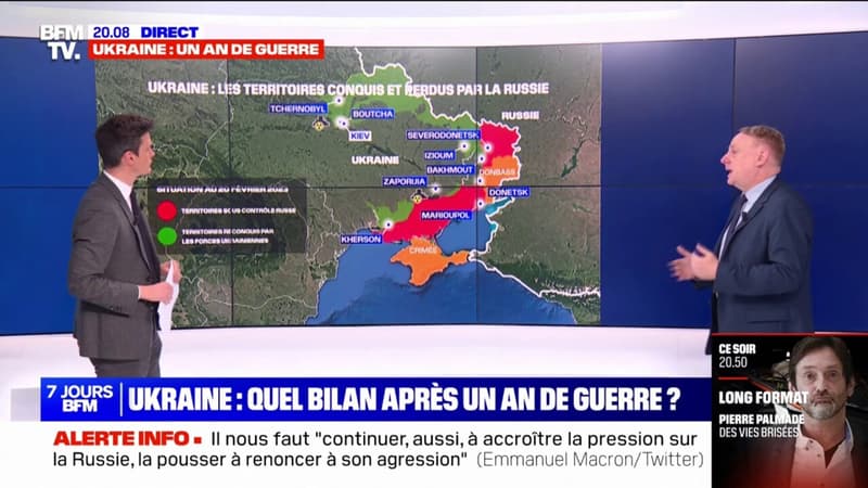 Un an de guerre en Ukraine en cartes