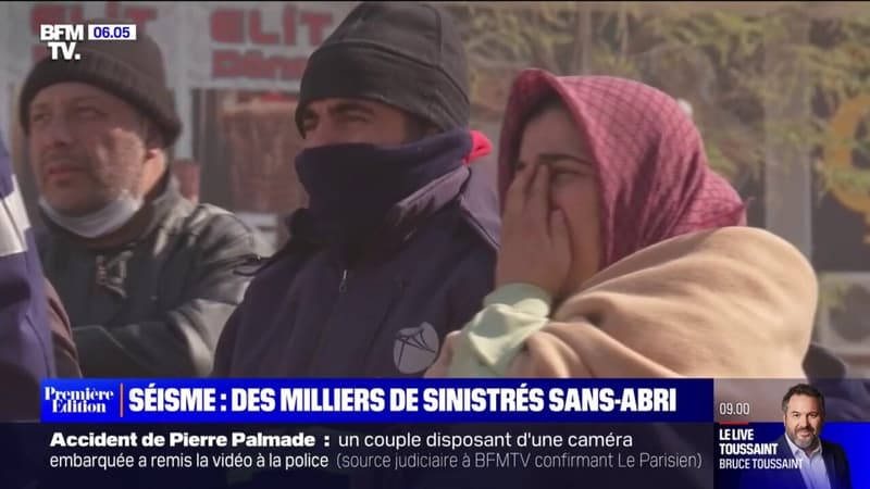 Une semaine après le séisme en Turquie, des milliers de sinistrés sans-abri