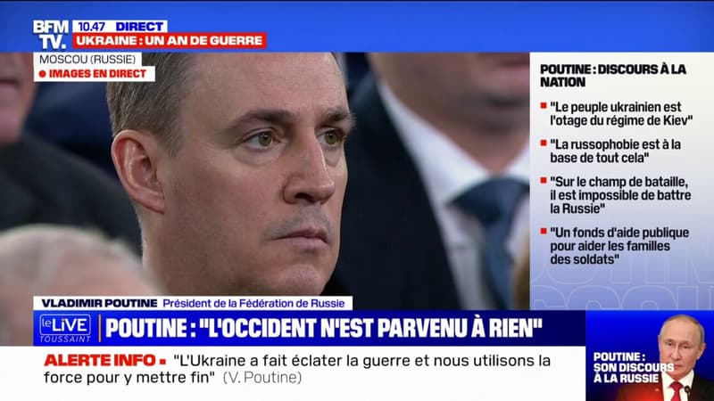 Vladimir Poutine: “De nombreux secteurs civils essentiels de l’économie n’ont pas connu de baisse, mais même une augmentation de la production”